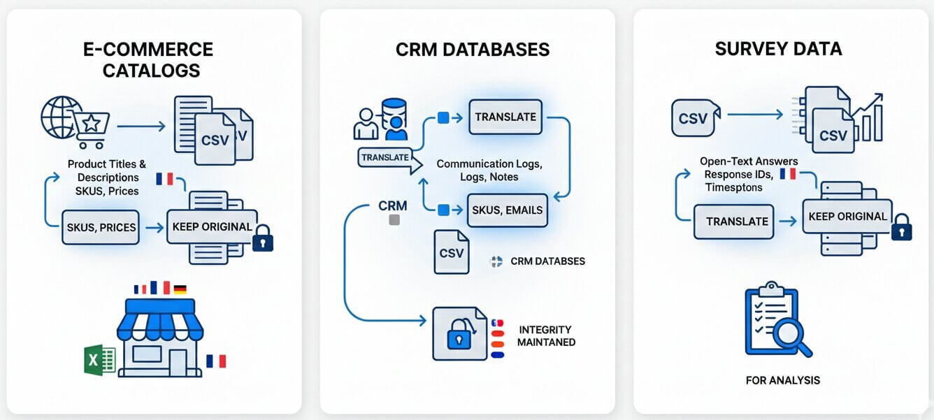 csv file translator use cases