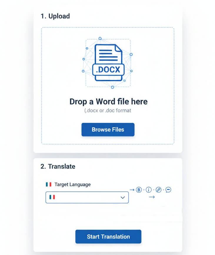 docx translation app