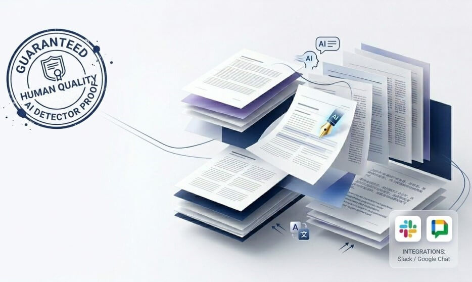 artificial intelligence app for writing and document translation