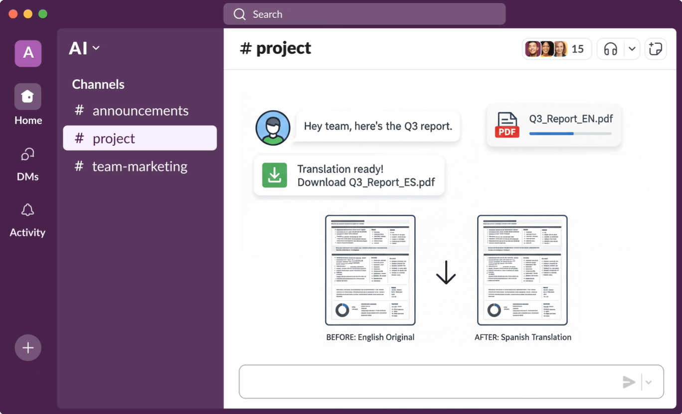 slack document translation