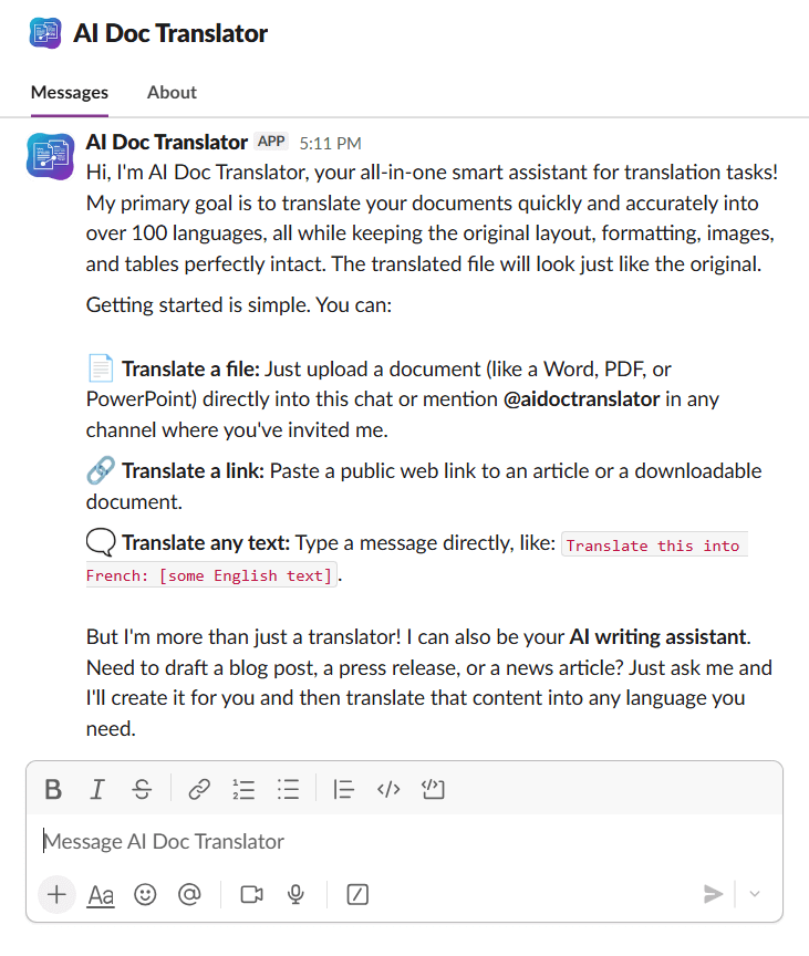 ai document translation