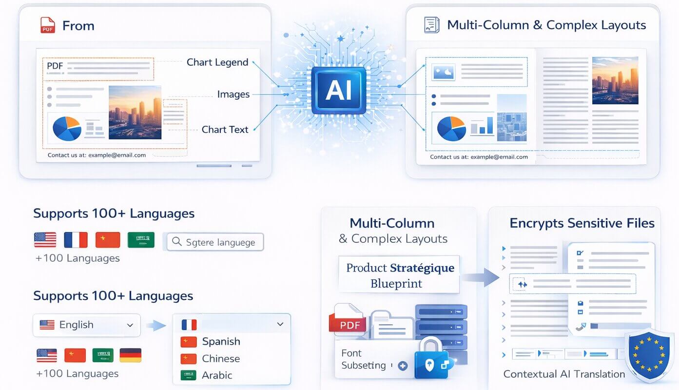 translate pdf while keeping formatting