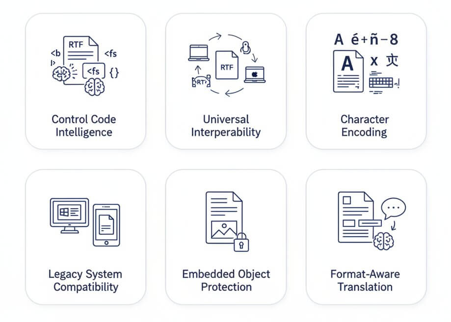 translate rtf documents while keeping formatting