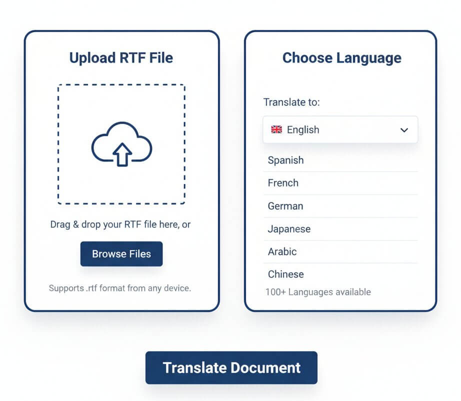 rtf translation app
