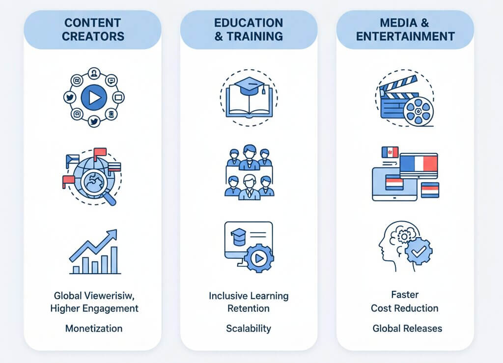 translate vtt file and srt for video platforms