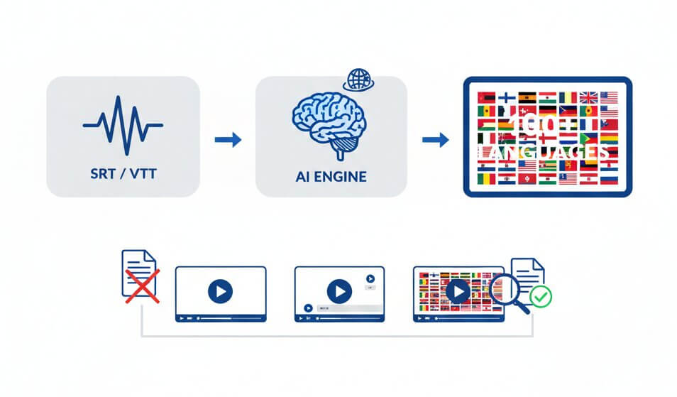 translate srt subtitle file with timing codes preserved